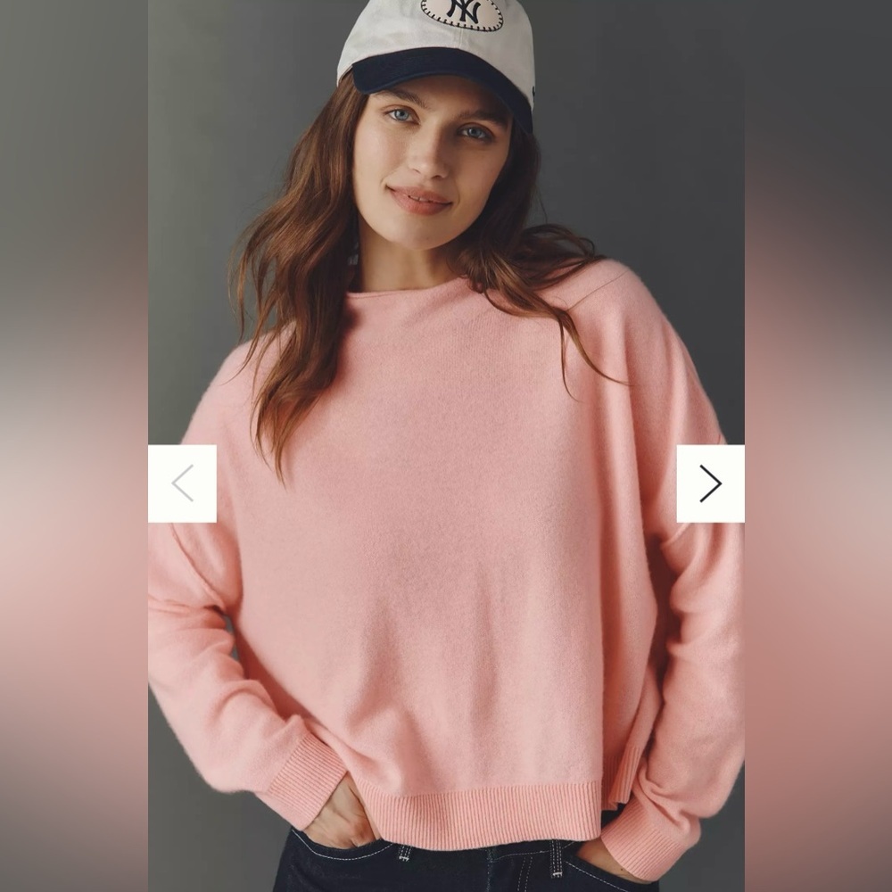 The Alani Cashmere Mock-Neck Sweater by Anthropologie PILCRO